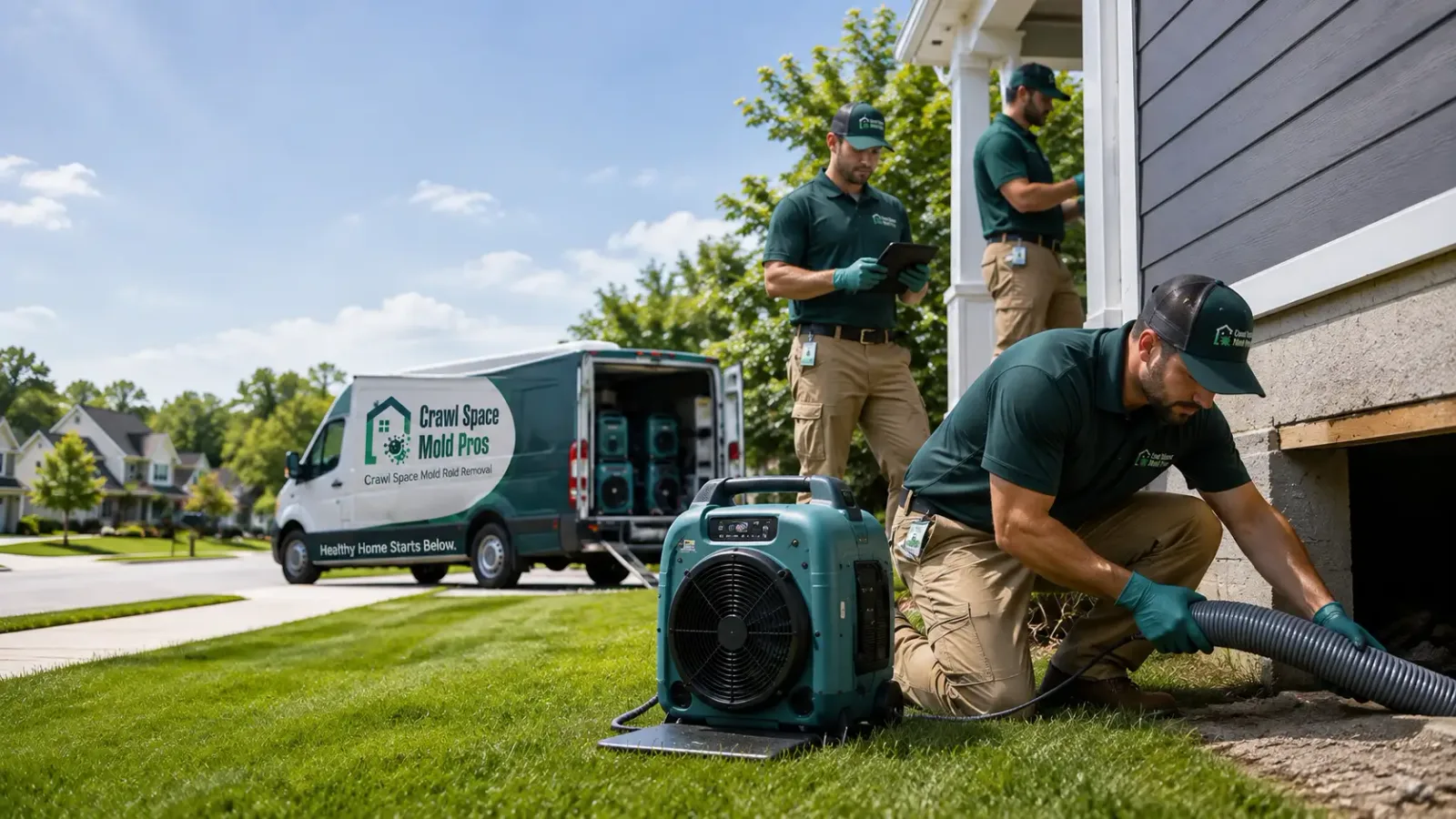 Crawl Space Mold Removal in Osseo, WI